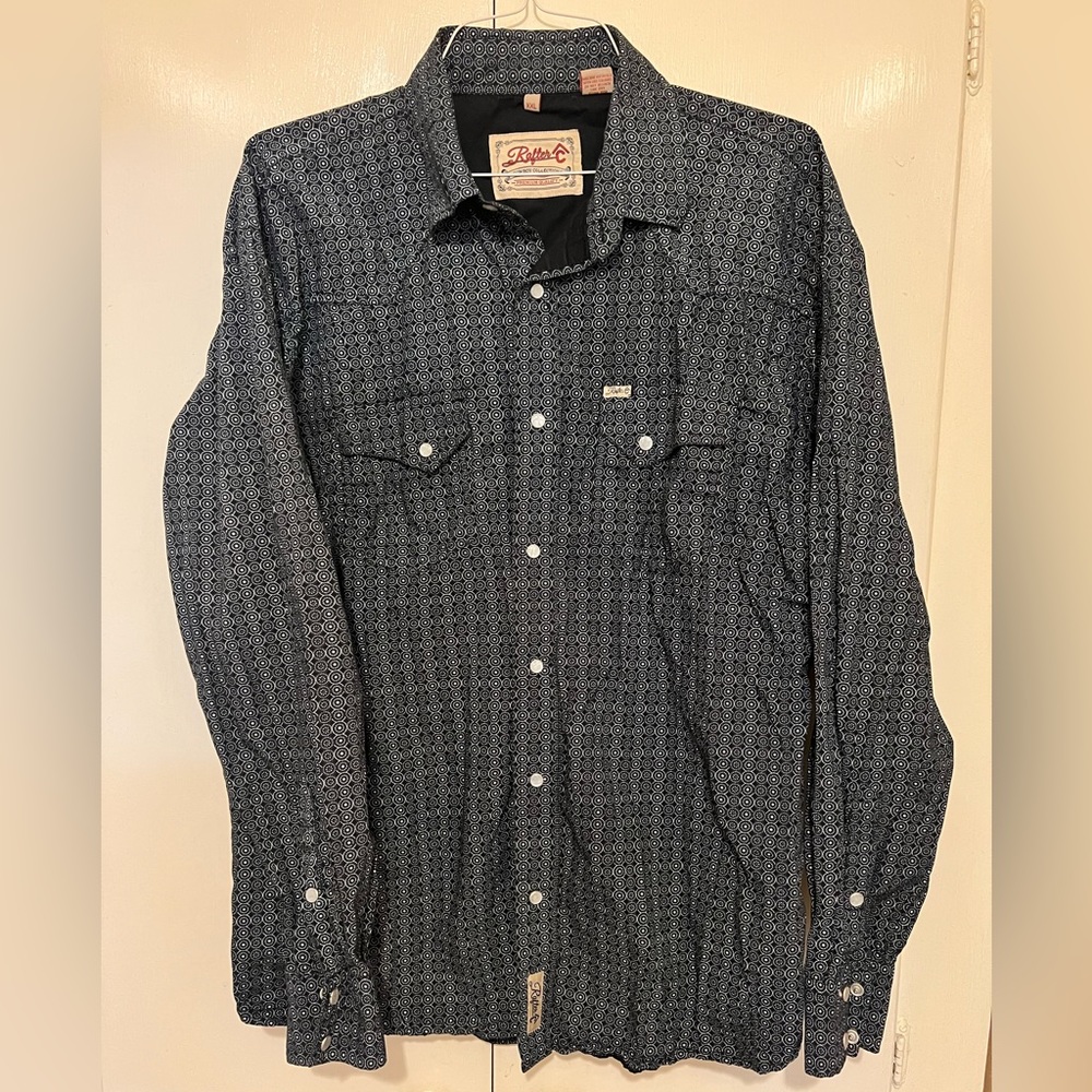 Rafter C mens pearl snap shirt